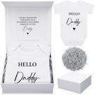 Conjunto de presentes para anúncio de gravidez Shyyween Hello Daddy