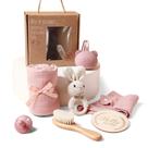 Conjunto de Presentes para Bebê EERKEOD - Com Cobertor, Chocalho e Kit de Banho