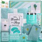 Conjunto de presentes para cuidados com a pele BaiCai, 10 peças, cesta de spa relaxante