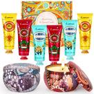 Conjunto de presentes para velas perfumadas e loção para mãos OFUN, tubos de 30 ml