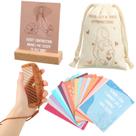 Conjunto de presentes pós-parto Yungyan New Mom com 20 cartões de afirmação