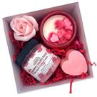 Conjunto de presentes Relaxcation Gentle Raspberry Sugar Scrub Strawberry