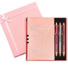 Conjunto de presentes Resurhang Leather Journal Notebook com 3 canetas esferográficas