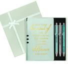 Conjunto de presentes Resurhang Leather Journal Notebook com 3 canetas esferográficas