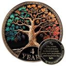 Conjunto de presentes Sobriety Coin Milestone Mint Tree of Life AA Chip