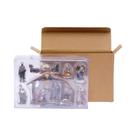 Conjunto De Presépio De Resina Com 12 Peças, Decoração De Cena De Natal Com Estábulo Para Mesa De