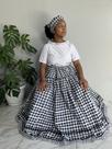 Conjunto de preta velha 2 peças acabamento perfeito umbanda candomblé