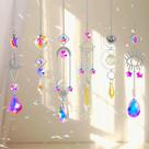 Conjunto de prisma de cristal colorido de 6 peças Sun Catchers ilclviz Conjunto de prisma de cristal colorido de 6 peças Sun Catchers ilclviz