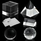 Conjunto de prismas fotográficos Supkiir K9 Optical Crystal com bola de cristal