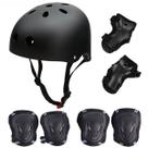 Conjunto de proteção de skate SymbolLife Helmet Kids Black M Conjunto de proteção de skate SymbolLife Helmet Kids Black M