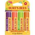 Conjunto de protetor labial Burt's Bees Garden Party 4 tubos 4,25 ml