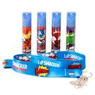Conjunto de protetor labial Lip Smacker Marvel 4 peças com cordão para crianças