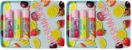 Conjunto de protetor labial Lip Smacker Nostalgia Trio Tin Grape Lemon Straw Conjunto de protetor labial Lip Smacker Nostalgia Trio Tin Grape Lemon Straw