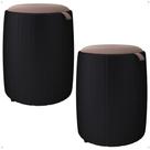 Conjunto de Puff gourmet moderno banqueta Esther para sala, quarto ou escritório - Várias Cores Conjunto de Puff gourmet moderno banqueta Esther para sala, quarto ou escritório - Várias Cores