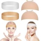 Conjunto de pulseira de silicone e touca de peruca WILLBOND (4 peças)