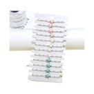 Conjunto De Pulseiras Ajustáveis De Acrílico Com Estrelas-do-mar Para Mulheres, 12 Peças, Joias Com