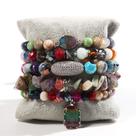 Conjunto de pulseiras Bohemian Stacked, 5 peças para mulheres, feito à mão Conjunto de pulseiras Bohemian Stacked, 5 peças para mulheres, feito à mão