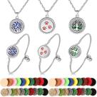 Conjunto de pulseiras com difusor de aromaterapia MTLEE para mulheres Conjunto de pulseiras com difusor de aromaterapia MTLEE para mulheres