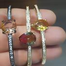 Conjunto de pulseiras com pedras misticas