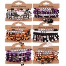 Conjunto de pulseiras Cooluckday Halloween para mulheres, 36 unidades
