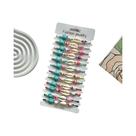 Conjunto De Pulseiras De Cerâmica Com Conchas De Tartaruga Turquesa Para Homens E Mulheres, 12