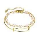 Conjunto De Pulseiras De Corrente De Metal Dourado Boêmio Para Mulheres, Bracelete Aberto Com Elo