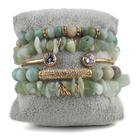Conjunto de pulseiras de estilo boêmio para mulheres, 6 peças de miçangas feitas à mão Conjunto de pulseiras de estilo boêmio para mulheres, 6 peças de miçangas feitas à mão