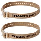 Conjunto de pulseiras de segurança Titan Industrial Straps 70 libras e 30 cm, pacote com 2