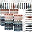 Conjunto de pulseiras e chaveiros motivacionais Sratte 120 unidades Conjunto de pulseiras e chaveiros motivacionais Sratte 120 unidades