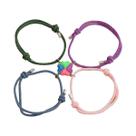 Conjunto De Pulseiras Luminosas Trevo De Quatro Folhas Para Amigos, Irmãos, Irmãs E Casais - 4 Peças