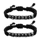 Conjunto de pulseiras Marvel Black Panther: Wakanda Forever de 2 peças