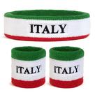 Conjunto de pulseiras Suddora Italy, faixa de cabeça e 2 pulseiras unissex