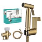 Conjunto de pulverizador de bidê portátil Faucet BARROCK, pacote com 2 unidades douradas