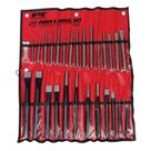 Conjunto de Punções e Cinzéis Performance Tool W754 com 28 Peças Conjunto de Punções e Cinzéis Performance Tool W754 com 28 Peças