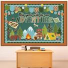 Conjunto de quadros de avisos Funrous Explore Adventure Camping Theme Conjunto de quadros de avisos Funrous Explore Adventure Camping Theme