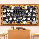 Conjunto de quadros de avisos Halloween Ghost Pumpkin Castle Decor