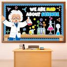 Conjunto de quadros de avisos: tema Justforjoyful Mad About Science
