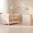 Conjunto De Quarto Infantil Baby Com Berço e Cômoda - Qmovi