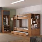 Conjunto de Quarto Juvenil com Treliche e Sapateira Porto Yescasa