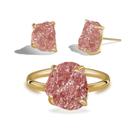 Conjunto de Quartzo Morango