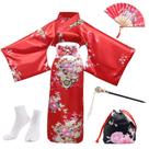 Conjunto de quimono Costume PLULON para mulheres com acessórios