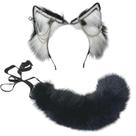 Conjunto de rabos Cosplay Wolf Ears Ekwikzz Gothic Punk Halloween Conjunto de rabos Cosplay Wolf Ears Ekwikzz Gothic Punk Halloween