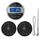 Conjunto de rádio e alto-falantes marinhos Herdio Bluetooth 120W IP66 Conjunto de rádio e alto-falantes marinhos Herdio Bluetooth 120W IP66