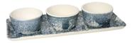 Conjunto De Ramequins E Travessa Porto Verde 4 Peças