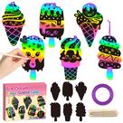 Conjunto de raspadinhas de sorvete CY2SIDE Summer Sweet, 60 unidades para crianças