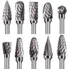 Conjunto de rebarbas de metal duro shengbenhao compatível com a ferramenta rotativa Dremel