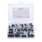 Conjunto de rebites cegos Hilitand 120 unidades de alumínio com caixa M2.4/M3/M4/M3.2
