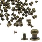 Conjunto de rebites Kyuionty Chicago, botão de cabeça redonda de 8 mm, 60 conjuntos