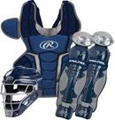 Conjunto de Receptor de Beisebol Rawlings Renegade 2.0 Adulto 15+ Azul Marinho