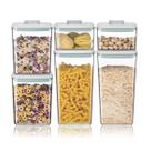 Conjunto de recipientes de armazenamento de alimentos Ankou Airtight 6 unidades sem BPA